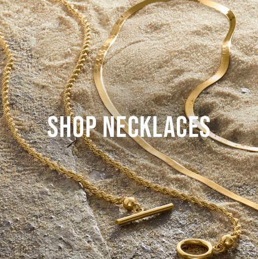 Shop Necklaces. Image Featuring Canaria Gold Necklaces