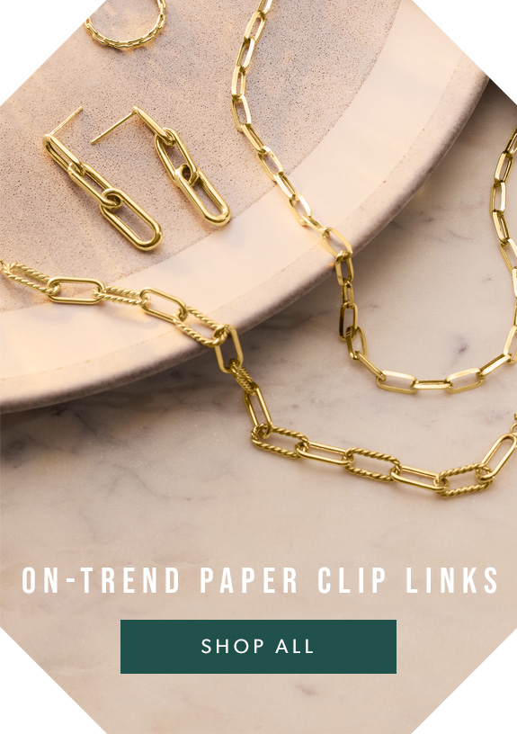 On-Trend Paper Clip Links. Shop All